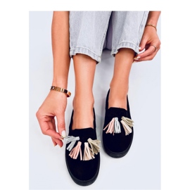 Krauss Blackcolor rojtos mokaszinok - Inello fekete 1 Krauss Blackcolor rojtos mokaszinok - Inello fekete 1