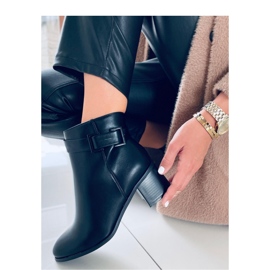 Dolores Fekete magas sarkú bokacsizma - Inello 2