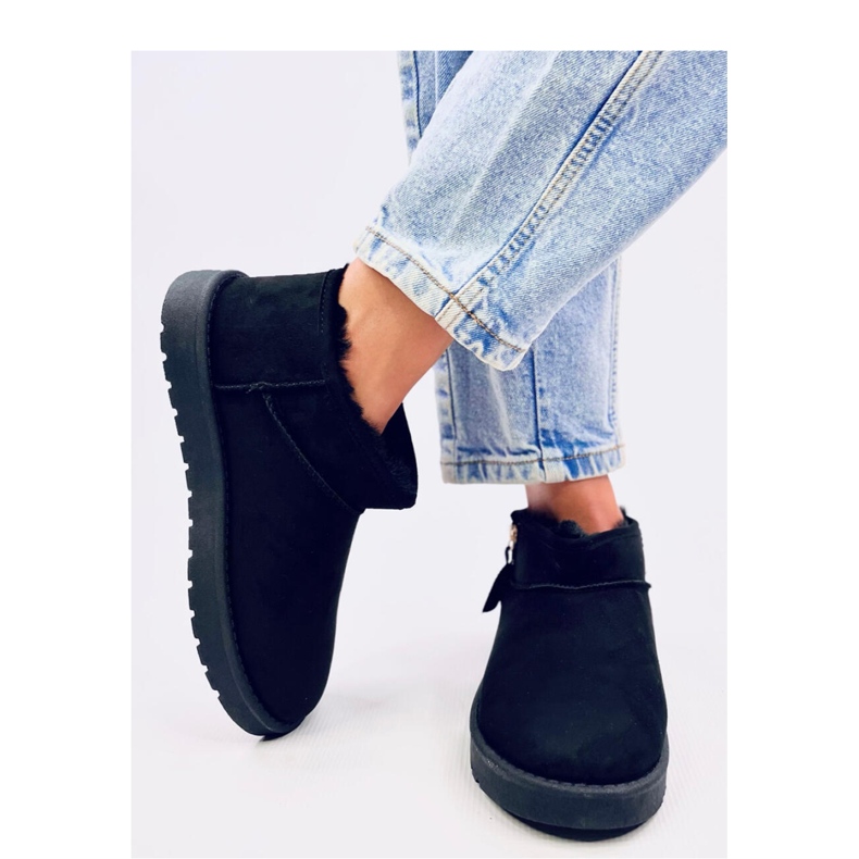 Rövid emus nadrág cipzárral Frankis Blacktől - Inello fekete 2