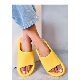Ritter Yellow gumis flip-flop szandál - Inello sárga 1