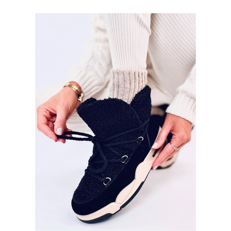 Remal Fekete hőszigetelt hócsizma - Inello 2