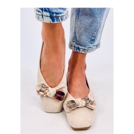 Cranny Beige arany mackó balett lakások - Inello bézs 1