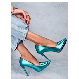 Blume Green tűsarkú pumpák - Inello zöld 1