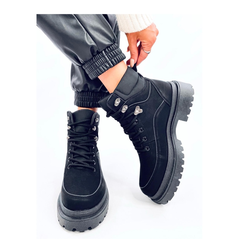 Mathen Black trapper csizma - Inello fekete 1