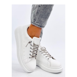 Kristályfűzős tornacipő Series WHITE/EZÜST - Inello fehér 1