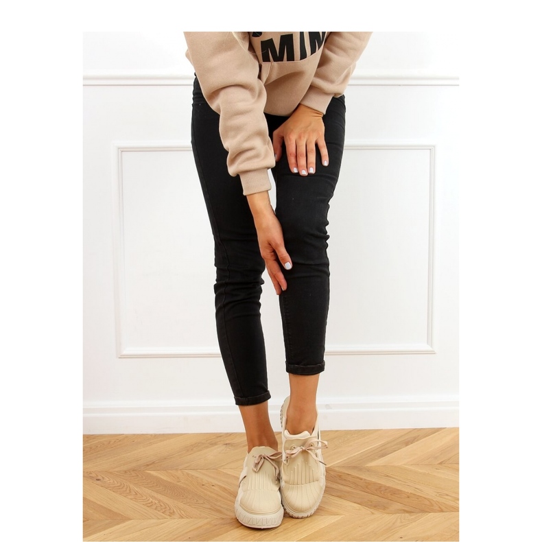 Női bézs tornacipő NB513P Beige - Inello 2