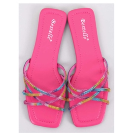 Szandál Flip-flop strasszokkal Rexha Fuchsia - Inello rózsaszín 1