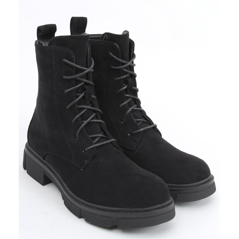 Zoe Black fűzős munkások - Inello fekete 1