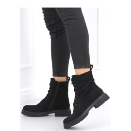 Zoe Black fűzős munkások - Inello fekete 2