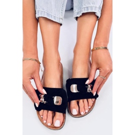 Loups Fekete parafa papucs macival - Inello 2