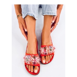 Szandál Parafa papucs kövekkel Maliv Orange - Inello narancssárga 1