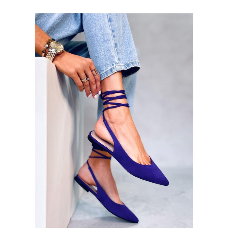 Dentoni Purple fűzős balettlakások - Inello ibolya 1