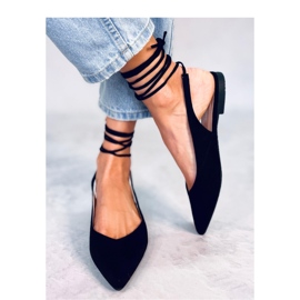 Dentoni Fekete fűzős balettlapok - Inello 1