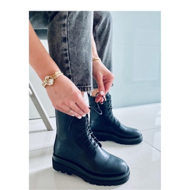 West Black magas talpú bokacsizma - Inello fekete 2