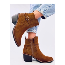 Cunnig Camel alacsony sarkú cowboy csizma - Inello barna 2