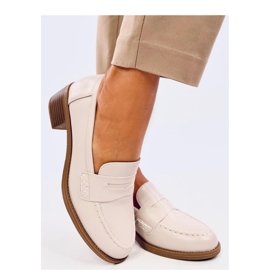 Sylvai Beige széles sarkú pumpák - Inello bézs 1