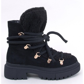 Shea Fekete báránybőr hócsizma - Inello 1