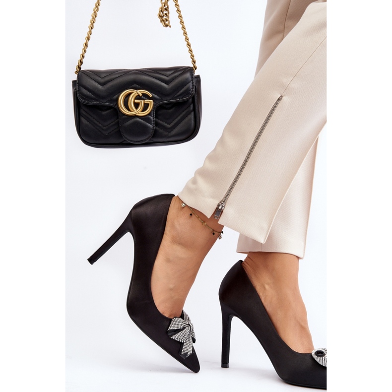 Step in style Magassarkú Model Fairine 9563 fekete - Lépj stílusosan 2