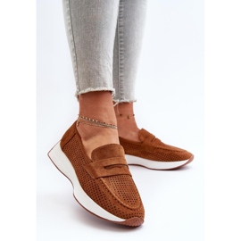Step in style Mokaszin modell Inesqua 22-325 Camel - Lépj stílusosan barna 1
