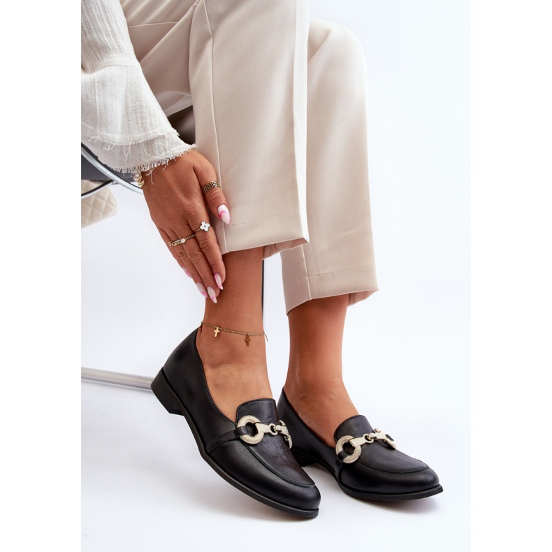 Step in style Mokaszin Zazoo 2880/001 fekete - Lépjen stílusosan 2