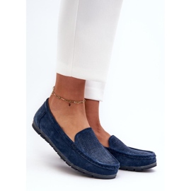 Step in style S.Barski LR755 Navy mokaszin - Lépj stílusosan 1