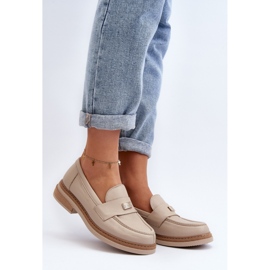 Step in style Mokaszin modell Zazoo 20165 bézs - Lépj stílusosan 2