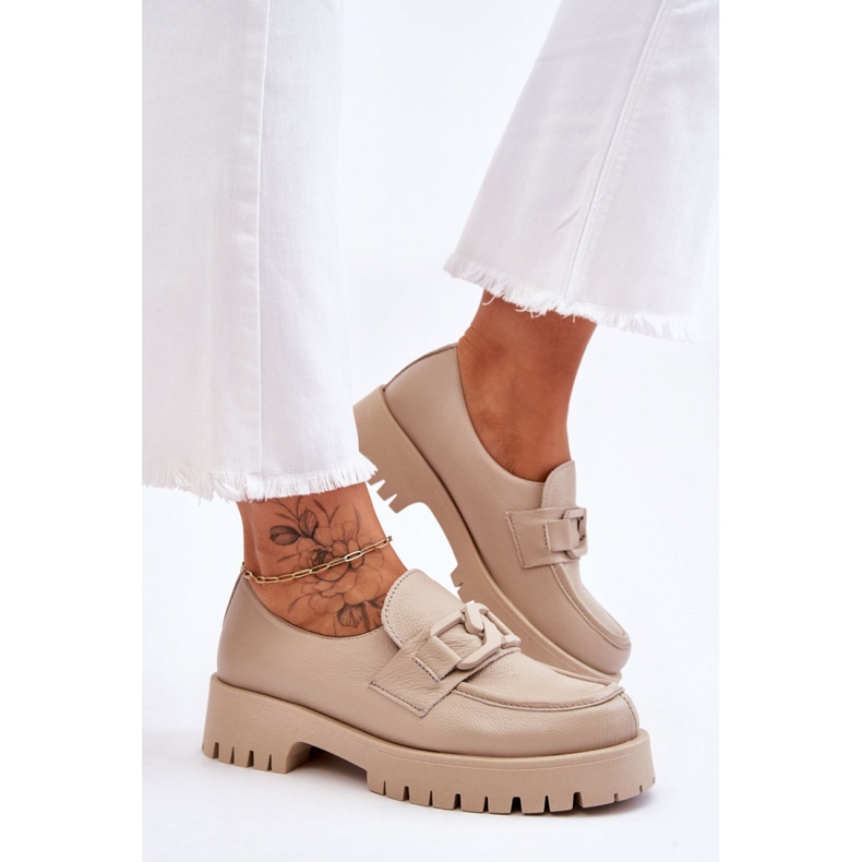 Step in style Cipők Model Loafers Rayhan 20089 Bézs - Lépj stílusosan 2