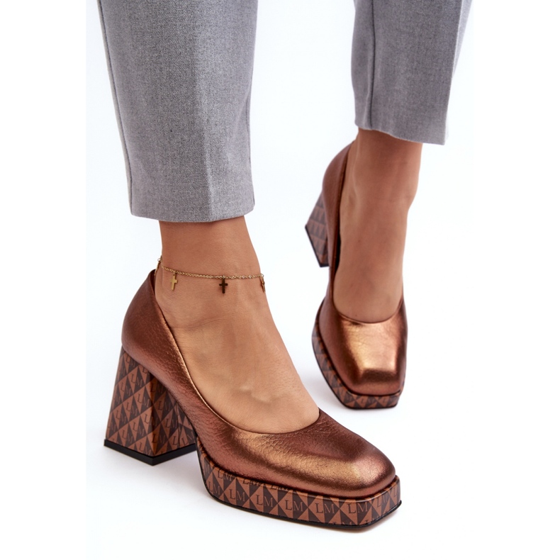 Step in style Szivattyúk Modell Laura Messi 259/819-821 Réz - Lépj stílusosan barna 1