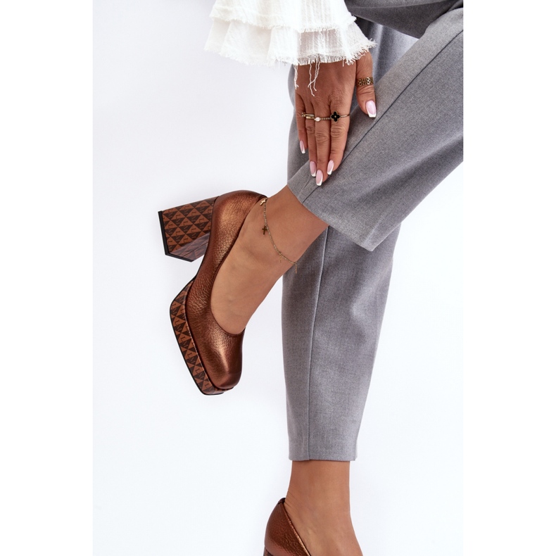 Step in style Szivattyúk Modell Laura Messi 259/819-821 Réz - Lépj stílusosan barna 2