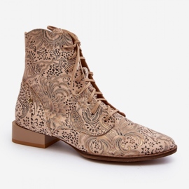Step in style Maciejka 06391-04 bézs modell csizma - Lépjen stílusosan 2