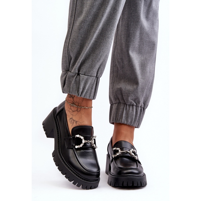 Step in style Cipők Lemmitty 2646-1 modell fekete bőr - Lépjen stílusosan 1