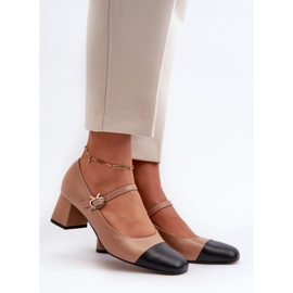 Step in style Pumps Model Laura Messi 2846 Brown - Lépj stílusosan barna 1