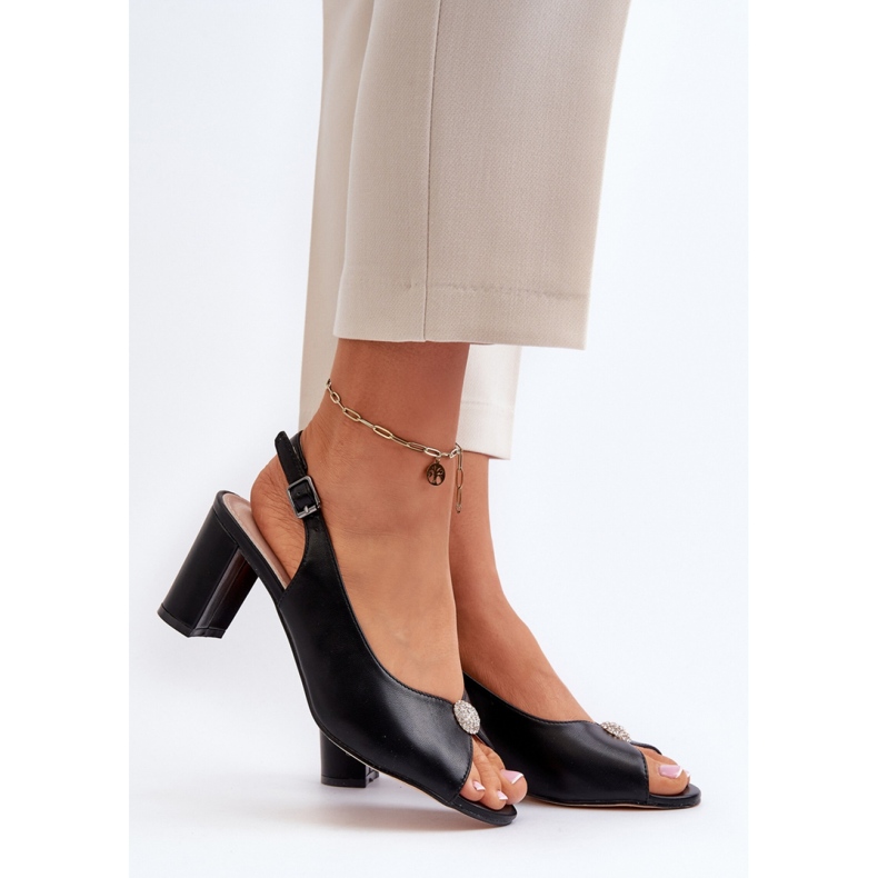 Step in style Szandál Trasea 24SD98-6785 fekete - Lépjen stílusosan 1