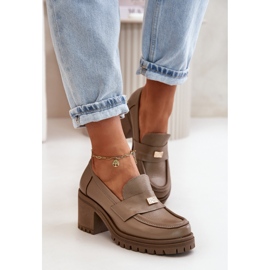 Step in style Cipők Model Zazoo 20168 Dark Beige - Lépj stílusosan bézs 1