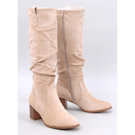 Pinsoni Beige fodros csizma bézs 1