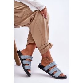 Step in style Lamirose H8-523 kék szandál papucs - Lépjen stílusosan 2