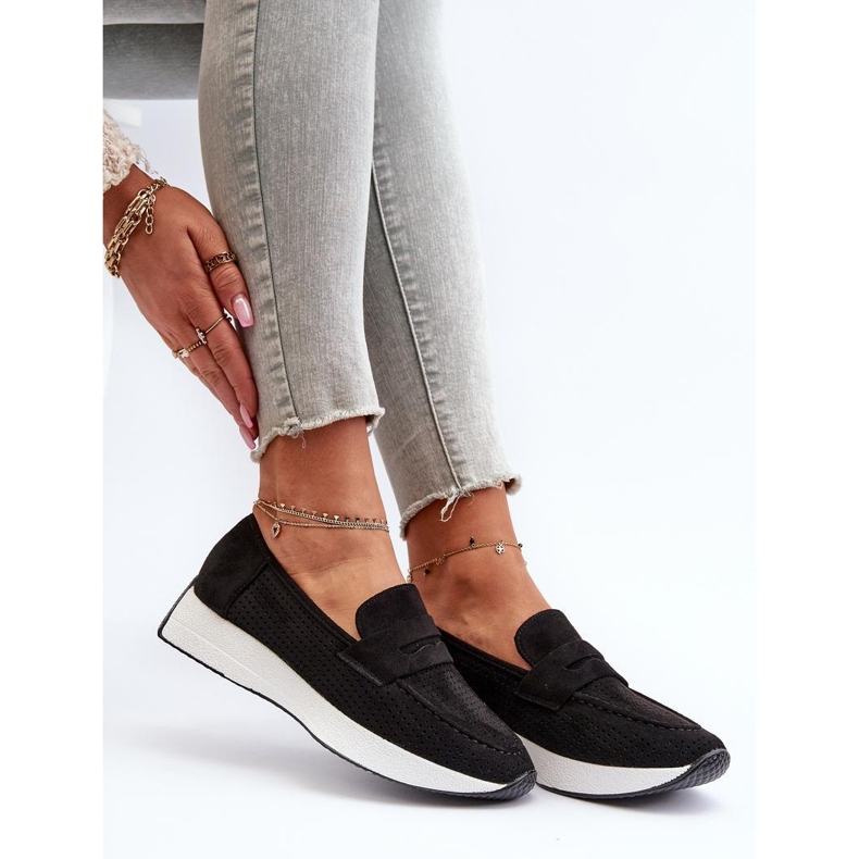 Step in style Mokaszin modell Inesqua 22-325 fekete - Lépjen stílusosan 1