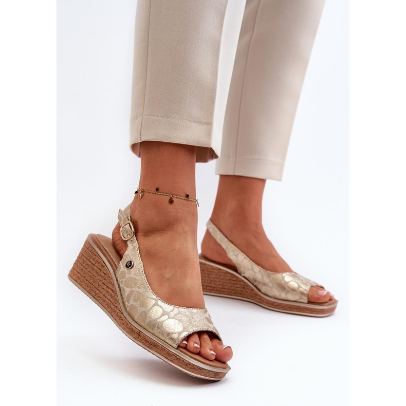 Step in style Szandálok Modell Sergio Leone SK301 Gold Snake - Lépj stílusosan sárga 1 Step in style Szandálok Modell Sergio Leone SK301 Gold Snake - Lépj stílusosan sárga 1