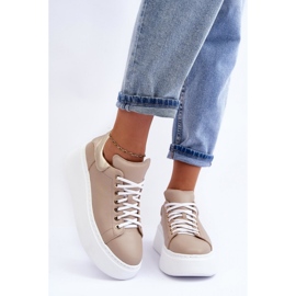 Step in style Sportcipő Modell Lemar 10150 Beige - Lépjen stílusosan bézs 1