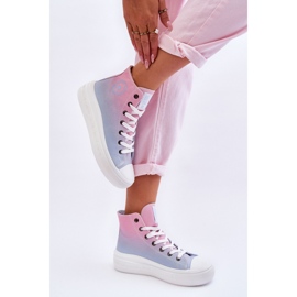 Step in style Cipők Modell Big Star LL274A191 Pink/Blue - Lépj stílusosan sokszínű 1