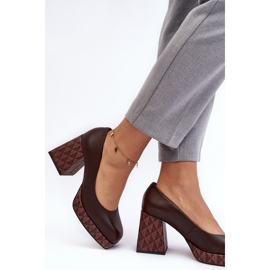 Step in style Szivattyúk Modell Laura Messi 259/236-820 Brown - Lépj stílusosan barna 2