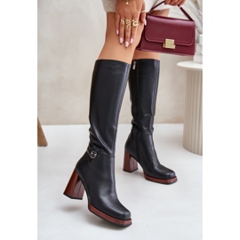 Step in style Modell Da JC42-39 Fekete csizma - Lépj stílusosan 1