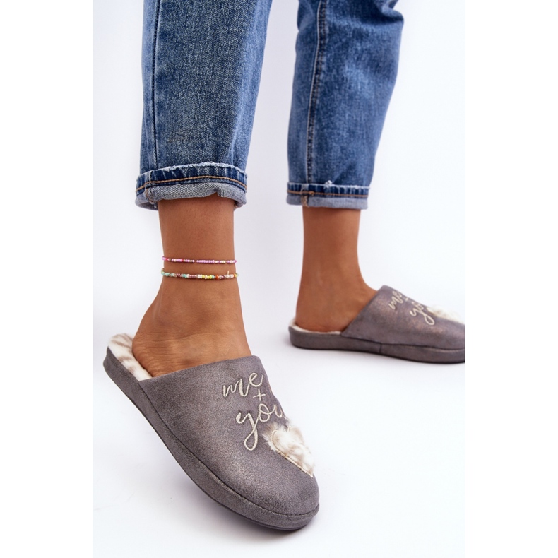 Step in style Papucsok Modell Geraja MD6003 Szürke - Lépj stílusosan 2 Step in style Papucsok Modell Geraja MD6003 Szürke - Lépj stílusosan 2