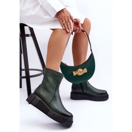 Step in style Bakancs Jenefer 60369 Zöld - Lépj stílusosan 1