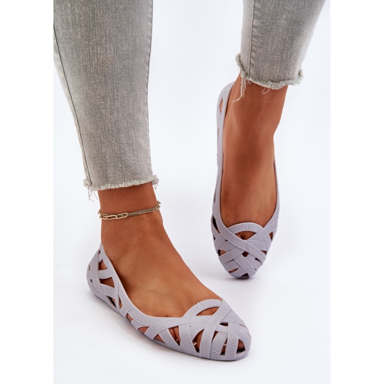 Step in style Balett lakások Modell Salam BG161P Szürke - Lépjen stílusosan 1