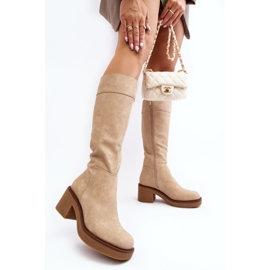 Step in style Csizma Model Calvisa KZ930 Bézs - Lépj stílusosan 1