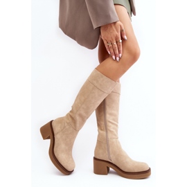 Step in style Csizma Model Calvisa KZ930 Bézs - Lépj stílusosan 2