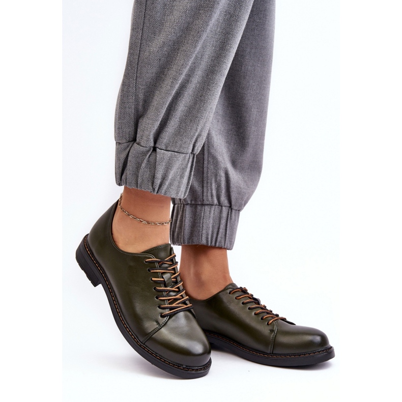 Zöld női fűzős cipő 1 Zöld női fűzős cipő 1