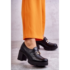 Step in style Cipők Modell Mikeyla 20115 Fekete bőr - Lépj stílusosan bézs 1