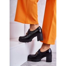 Step in style Cipők Modell Mikeyla 20115 Fekete bőr - Lépj stílusosan bézs 2